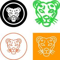 Cheetah Icon Design vector