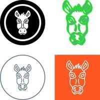 Donkey Icon Design vector