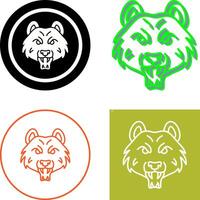 diseño de icono de oso vector