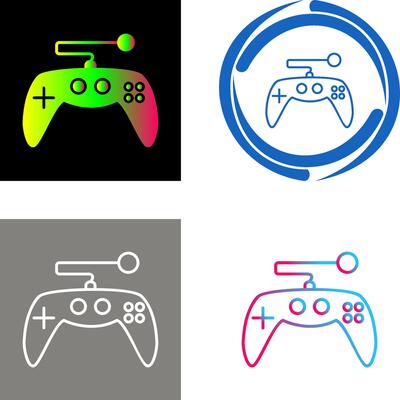 Unique Gaming Control Icon Design