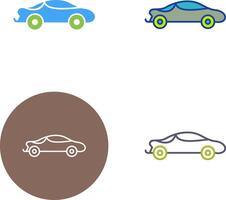 Sports Car Icon Design vector