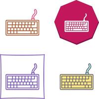 diseño de icono de teclado vector