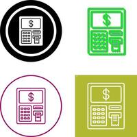 Atm Icon Design vector