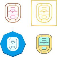 Oximeter Icon Design vector