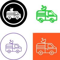 News Van Icon Design vector