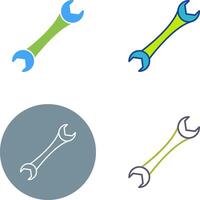 Spanner Icon Design vector