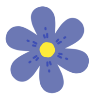 söt blomma mönster png