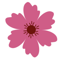 Cute flower pattern png