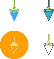 Plumb Bob Icon Design vector