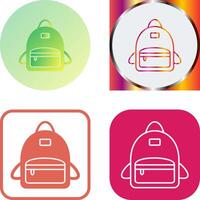 Bag Pack Icon Design vector