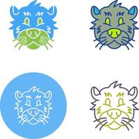 Otter Icon Design vector