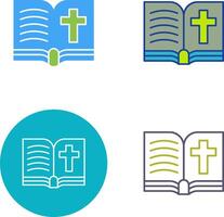 Biblia icono diseño vector