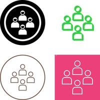 Network Group Icon Design vector