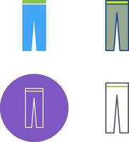 Trousers Icon Design vector