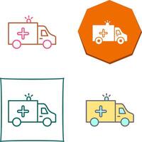 Ambulance Icon Design vector