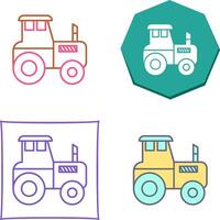 Tractor Icon Design vector