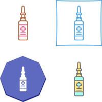 Nasal Spray Icon Design vector