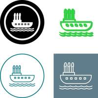 Steamboat Icon Design vector