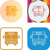 Bus Icon Design vector