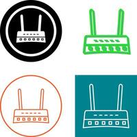 Router Icon Design vector