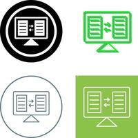 File Sharing Icon Design vector