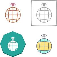 Global Signals Icon Design vector