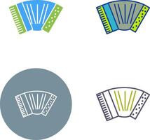 Accordion Icon Design vector