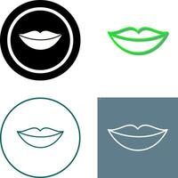 Lips Icon Design vector