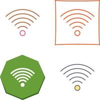 Signal on User Icon Design vector