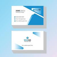 Professional business card design template vector