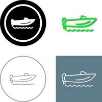 Speed Boat Icon Design vector