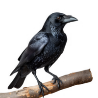 American Crow Bird Perched png