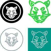 Boar Icon Design vector