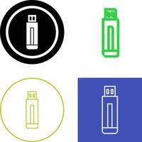 USB Drive Icon Design vector