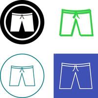 diseño de icono de pantalones cortos vector