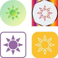 UV Radiation Icon Design vector