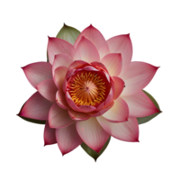 hermosa flor de loto rosa png