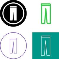 Trousers Icon Design vector