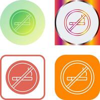 No Smoking Icon Design vector