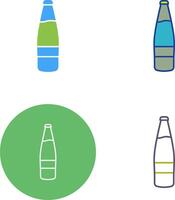 Beer Bottle Icon Design vector