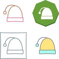 Christmas Cap Icon Design vector