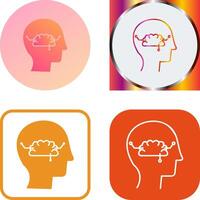 Thinking Icon Design vector