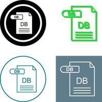 db icono diseño vector