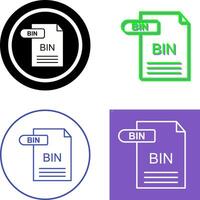 BIN Icon Design vector