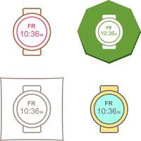 Deportes reloj icono diseño vector