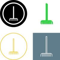 Fork picking Leaves Icon Design vector