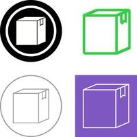 diseño de icono de caja vector