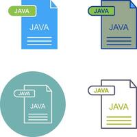 Java Icon Design vector