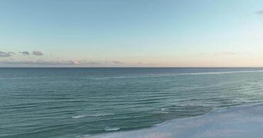 strand landschap antenne panoramisch keer bekeken video