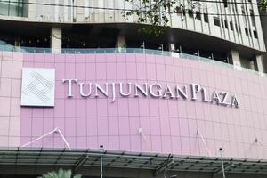 Tunjungan Plaza shopping mall in Surabaya, a landmark shopping mall in the city. surabaya, indonesia - 21 february 2024 photo